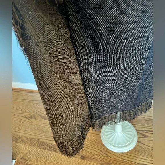 NWT J.Crew Fringe Detail Knit Sweater Wrap Midi Skirt - Picture 4 of 4